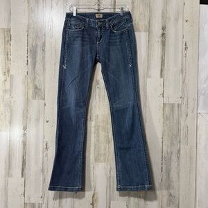 Antik Denim Dark Blue Flare Jeans